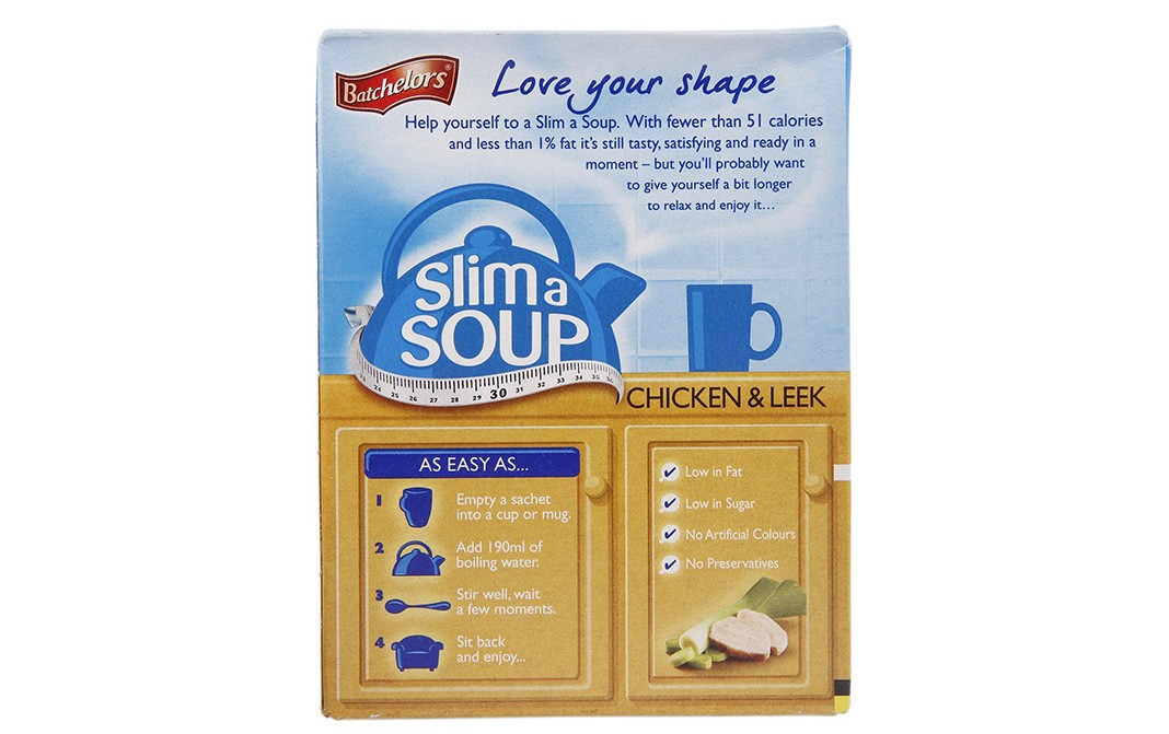 Batchelors Slim a Soup Chicken & Leek   Box  44 grams